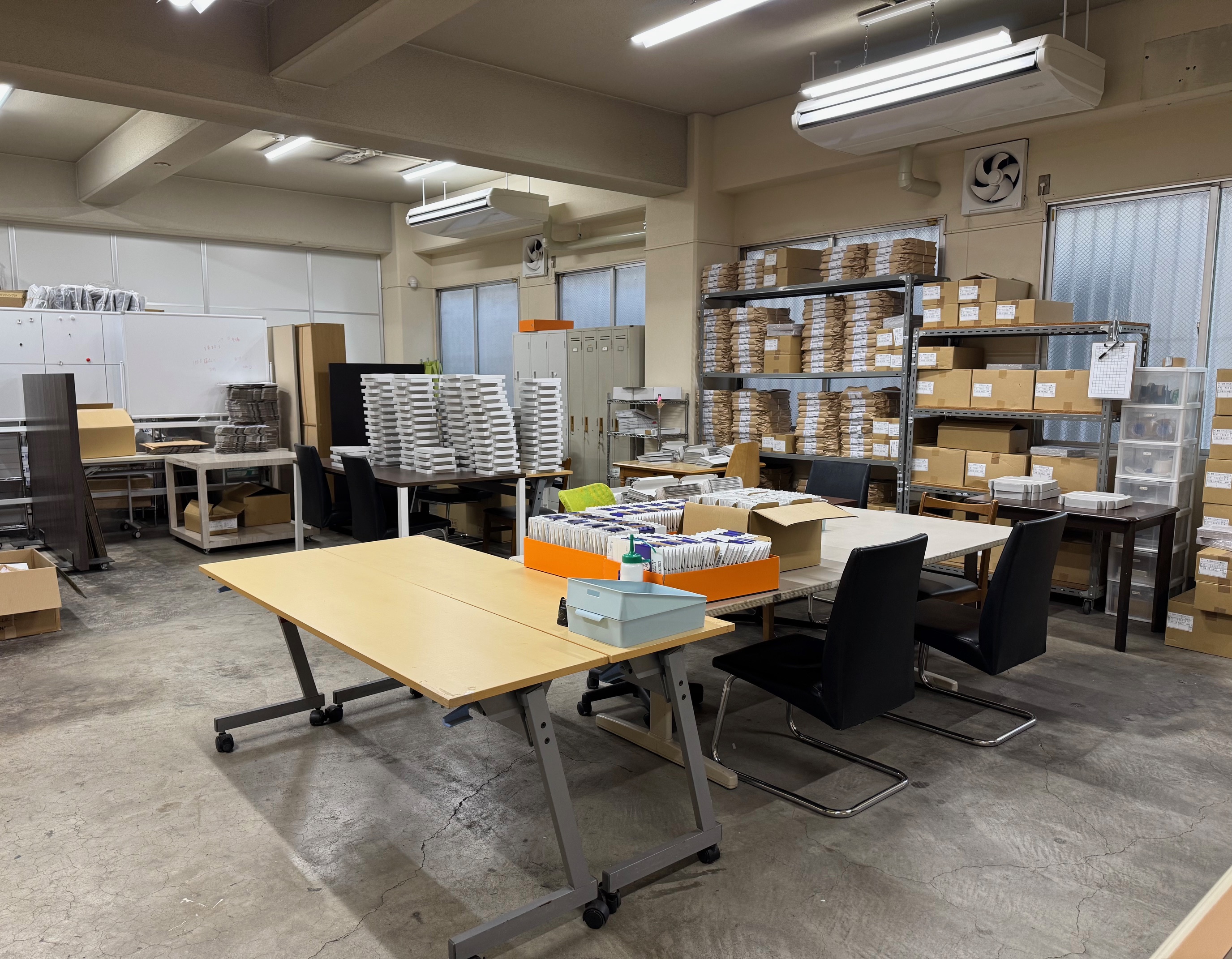 ゆったりとした全体スペース